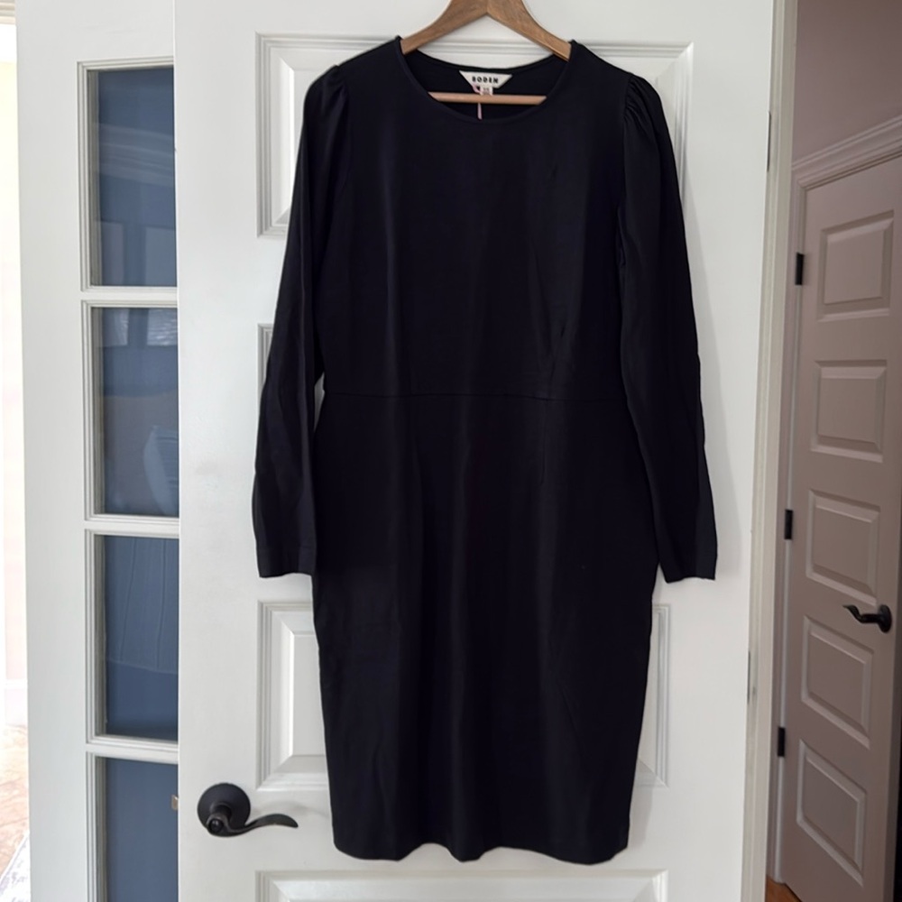 Boden Penelope Jersey Dress, Black